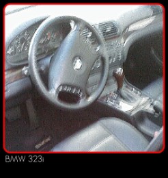 BMW 323i with interior detail and trunk detail
